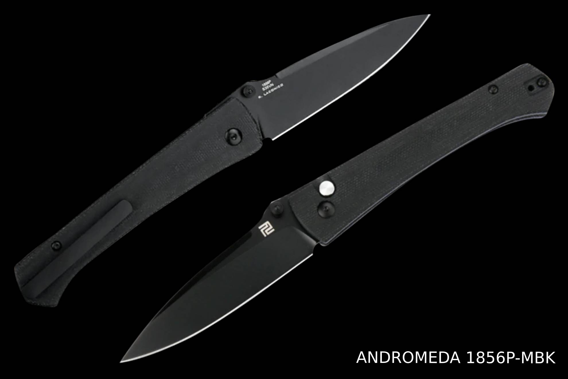 Складные ножи «ANDROMEDA» 1856, клинок S35VN. Рукоять micarta / titanium. Artisan Cutlery.