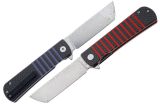 Ножи складные TITAN BL05. Damascus steel / G-10 + Carbon fiber. BESTECH KNIVES.
