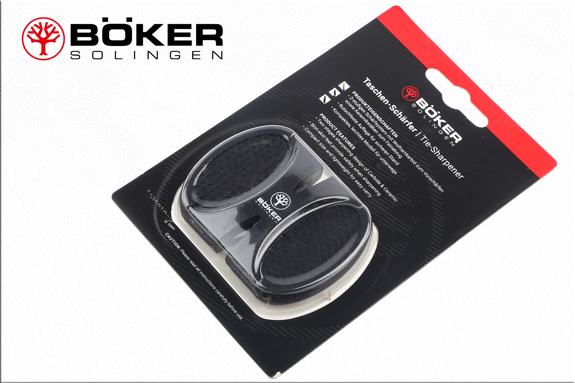 Точилка Boker 09BO375, походно-полевая (Pocket Sharpener), карбид + керамика.