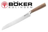 Boker 130750 — Кухонный нож для ХЛЕБА (Böker Core Bread Knife), 21 см, рукоять — орех.