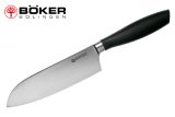 Поварской нож Boker 130830 Core PROF Santoku (Кухонный Сантоку), 17 см, рукоять — пластик.