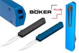 Böker Plus Kwaiken OTF (Black & Blue) — Нож-Фронталка, модели: 06EX551 и 06EX550