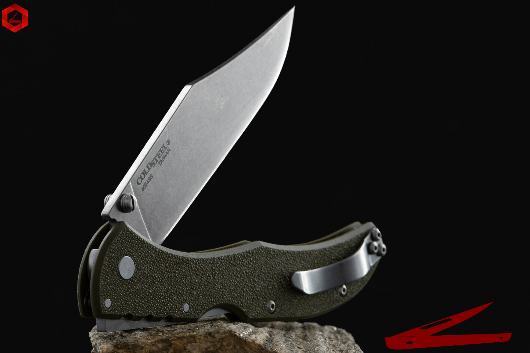 Складной нож Cold Steel Range Boss (FDE 20KR9 / OD Green 20KR7 / Black 20KR5)