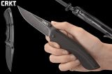 Cкладной нож CRKT 4123K «Burnout™». Клинок с системой мгновенного открытия Outburst®. Композитная рукоять G10 + Carbon fiber.