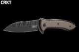 Складной нож CRKT 5380 «Apoc™» — это стильный флиппер в дизайне каменного века от Эрика Окса.
