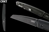 Нож складной CRKT 7140 «Inara™». Клинок Wharncliffe 8Cr14MoV. Рукоять G10 + Stainless Steel.