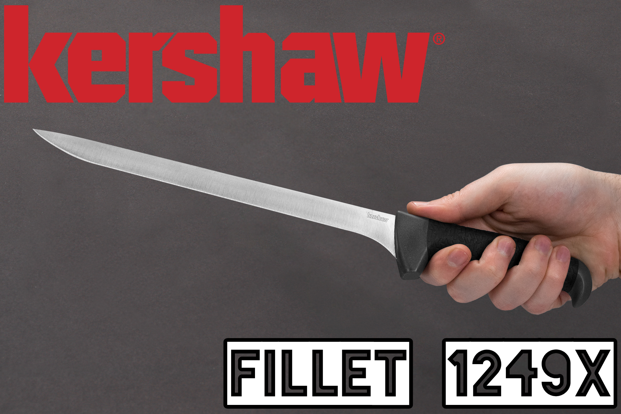 Kershaw 1249X Fillet — Филейный нож (9,5 дюймов, 241мм) для крупной рыбы.