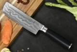 Накири кухонный TuoTown G TEN — Японский поварской нож-шинковка (из ламината Сан-Май), G10 на рук.