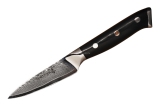 Коренчатый кухонный нож (Petty) TUOTOWN P90 TX-D1, VG10 дамаск, рукоять G10, 9 см.