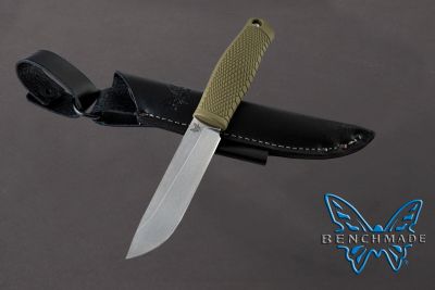 Benchmade 202 Leuku — Крупный туристический нож (в скандинавском стиле), с фиксированным клинком