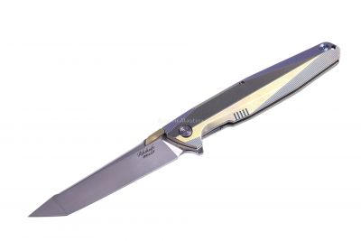 Нож складной RIKEKNIFE 1507T, Titanium, M390 (цвета: GB - Gold-Blue, PB - Purple-Blue, DG, P, B, G, B)