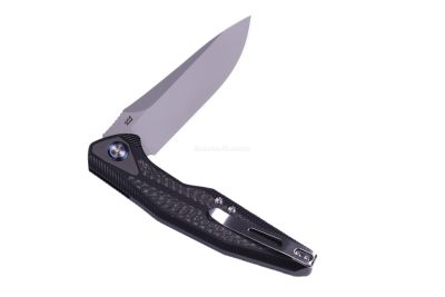 Нож складной RIKEKNIFE TULAY-B/CF Black G-10, Carbon Fiber, 154CM