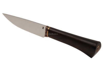 Нож "Кард", булат из Х12МФ, граб, бронза. Сергей Бобков (Холодное пламя).