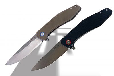 Складной нож TUOTOWN JJ050 — Флиппер (КаплеВидный клинок, из D-2, рукоять из G10)